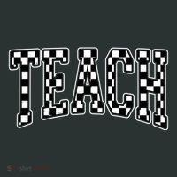 Checkered Teach Gift For Teachers Long Sleeve Shirt thumb 2