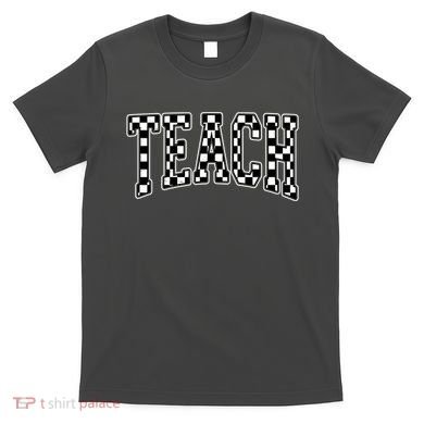 Checkered Teach Gift For Teachers T-Shirt