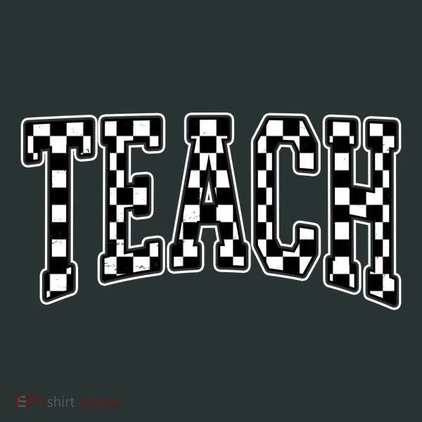 Checkered Teach Gift For Teachers Women's T-Shirt