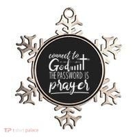 Connect To God Password Prayer Jesus Christian Ornament thumb 0
