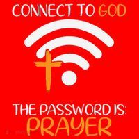 Connect To God He The Password Is Prayer God Faith Jesus Santa Hat thumb 1