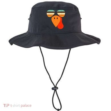 Cool Turkey Gobble Face Shades Funny Thanksgiving Bucket Hat