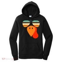Cool Turkey Gobble Face Shades Funny Thanksgiving Women's Hoodie thumb 0