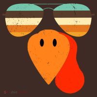 Cool Turkey Gobble Face Shades Funny Thanksgiving Mousepad thumb 1