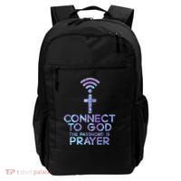 Connect To God Password Prayer Jesus Christian Backpack thumb 0