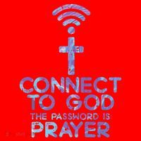 Connect To God Password Prayer Jesus Christian Santa Hat thumb 1