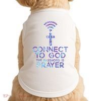Connect To God Password Prayer Jesus Christian Doggie Tank thumb 0