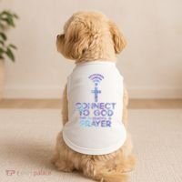 Connect To God Password Prayer Jesus Christian Doggie Tank thumb 2