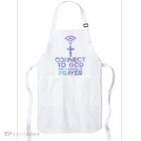Connect To God Password Prayer Jesus Christian Apron thumb 0