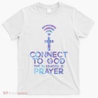 Connect To God Password Prayer Jesus Christian T-Shirt thumb 0