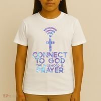Connect To God Password Prayer Jesus Christian T-Shirt thumb 4