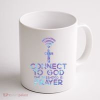 Connect To God Password Prayer Jesus Christian Coffee Mug thumb 1