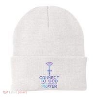 Connect To God Password Prayer Jesus Christian Beanie thumb 0