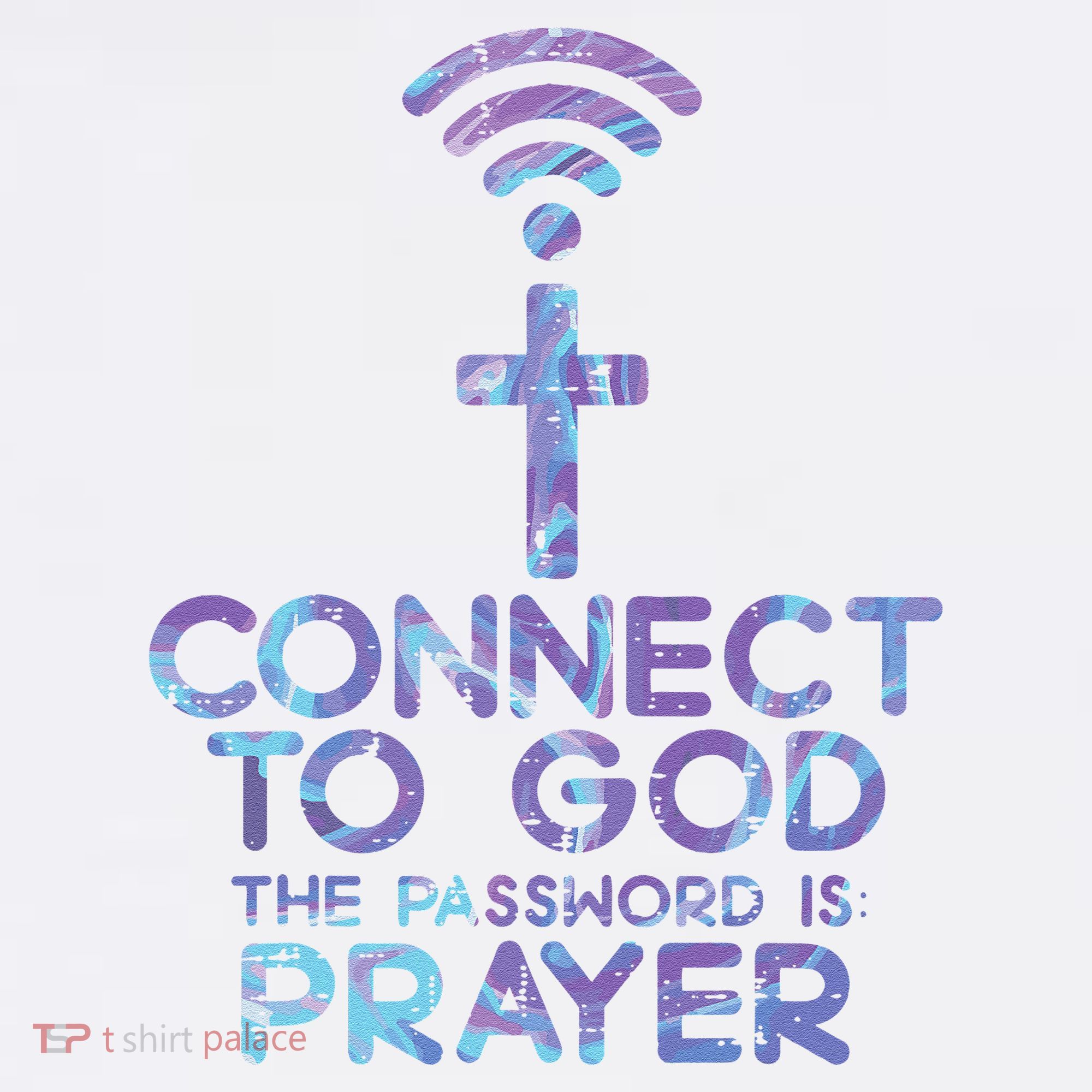 Connect To God Password Prayer Jesus Christian Women's Hoodie