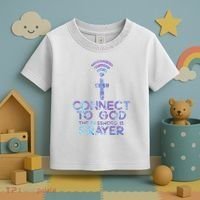 Connect To God Password Prayer Jesus Christian Toddler T-Shirt thumb 3