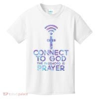Connect To God Password Prayer Jesus Christian Kids T-Shirt thumb 0