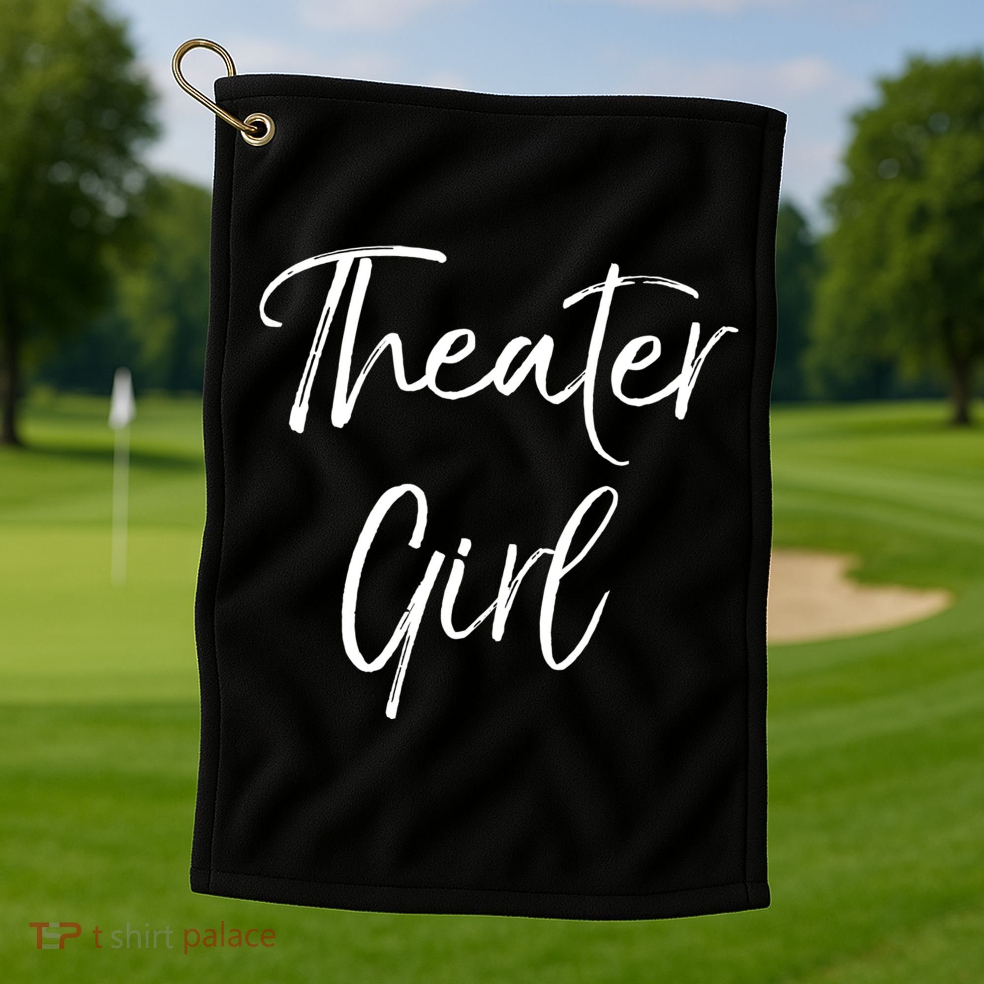 Cute Theatre Gift Broadway Lovers Theater Girl Cool Gift Golf Towel