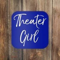 Cute Theatre Gift Broadway Lovers Theater Girl Cool Gift Coaster thumb 0