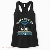 Connect To God The Password Is Prayer Jesus Women's Tank Top thumb 0