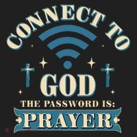 Connect To God The Password Is Prayer Jesus Hat thumb 2