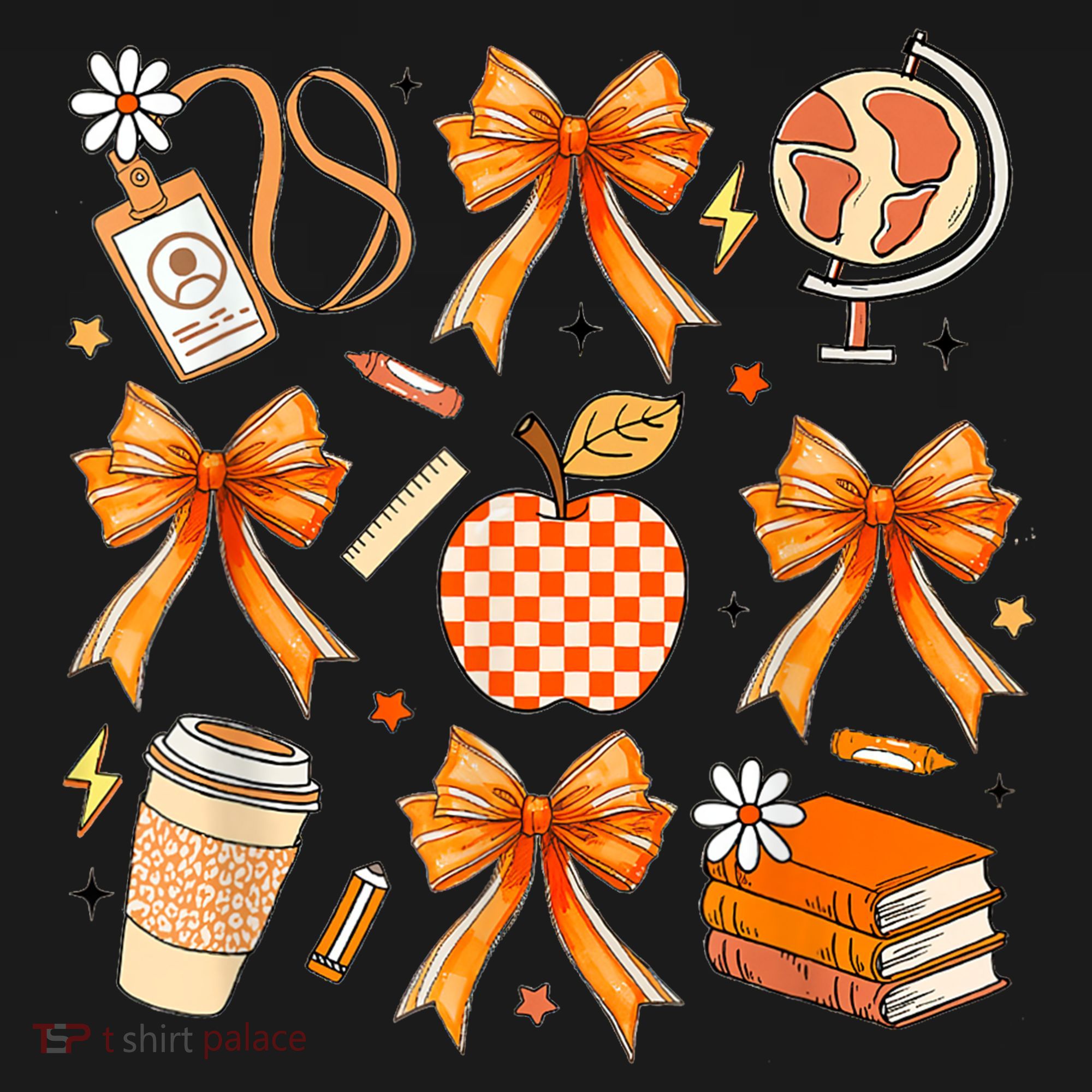 Coquette Teacher Game Day Fall Autumn Book Coffee Coaster