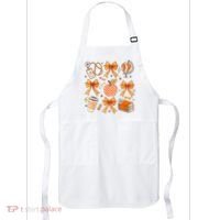 Coquette Teacher Game Day Fall Autumn Book Coffee Apron thumb 0