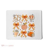 Coquette Teacher Game Day Fall Autumn Book Coffee Mousepad thumb 0