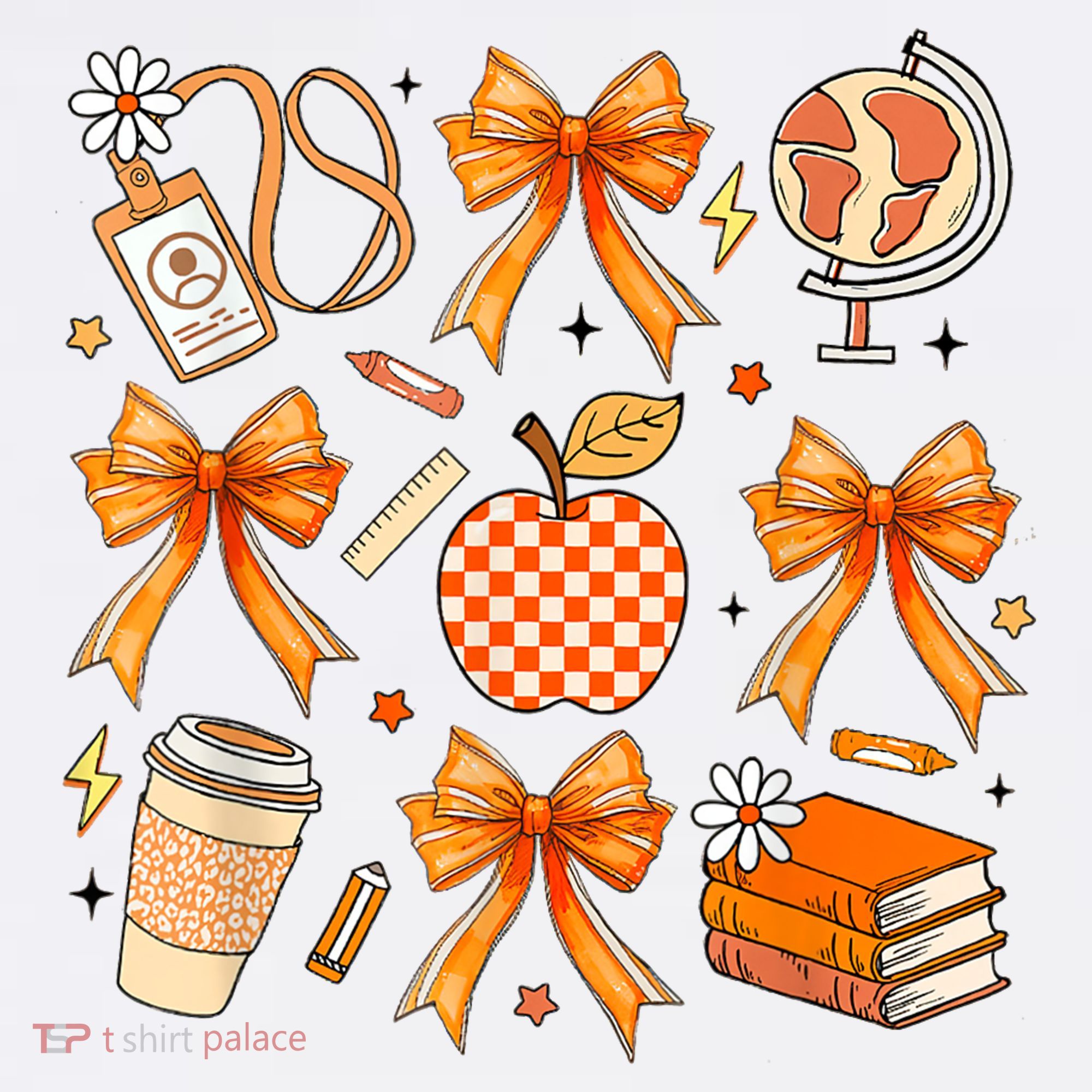 Coquette Teacher Game Day Fall Autumn Book Coffee Kids Sweatshirt