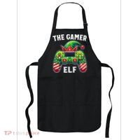 Christmas The Gamer Elf Video Gaming Apron thumb 0