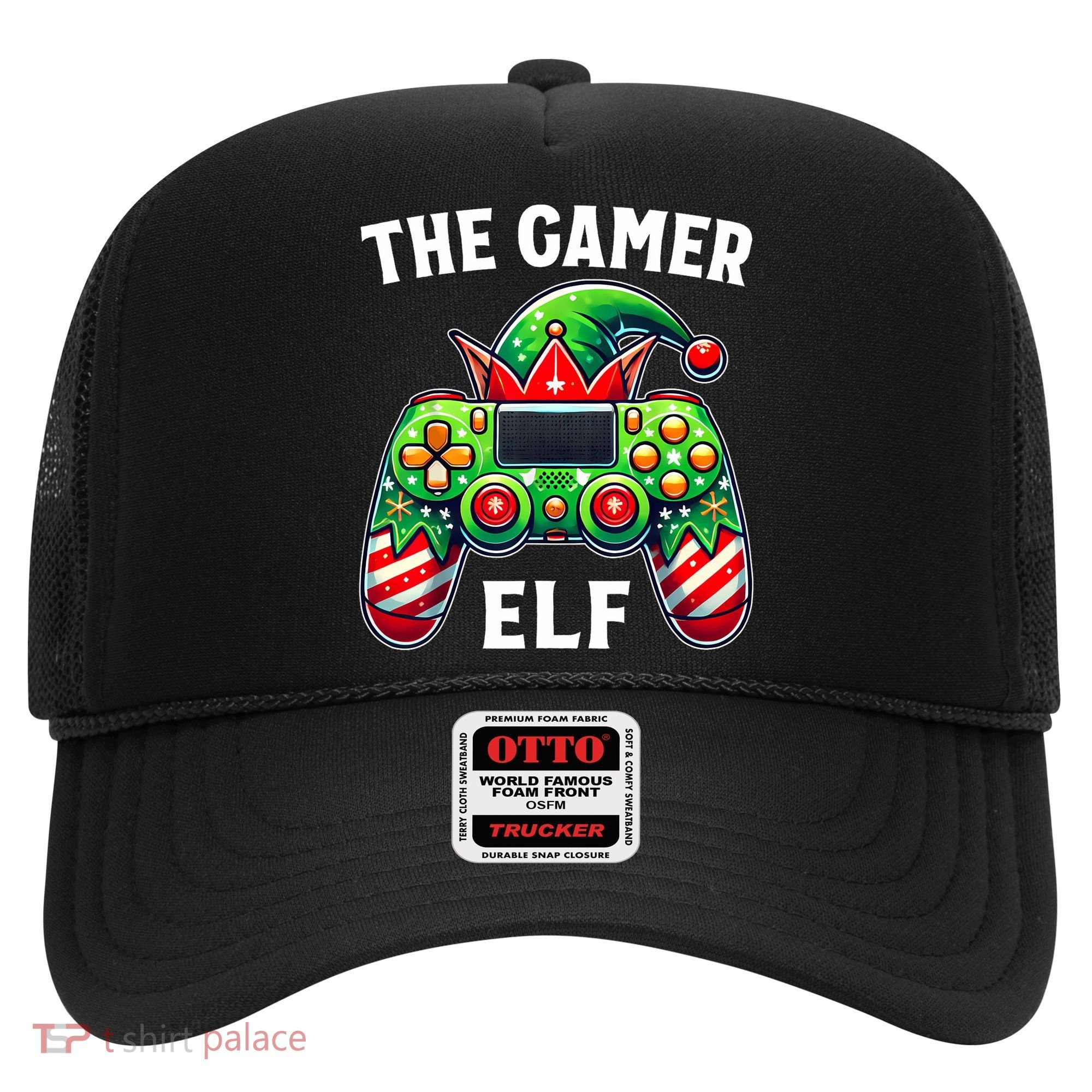 Christmas The Gamer Elf Video Gaming Hat