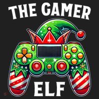 Christmas The Gamer Elf Video Gaming Hat thumb 2