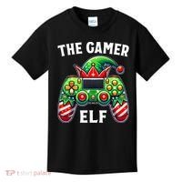 Christmas The Gamer Elf Video Gaming Kids T-Shirt thumb 0