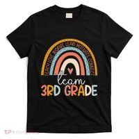 Cute Third Grade Teacher Boho Rainbow Team 3rd Grade T-Shirt thumb 0