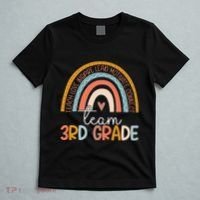 Cute Third Grade Teacher Boho Rainbow Team 3rd Grade T-Shirt thumb 5