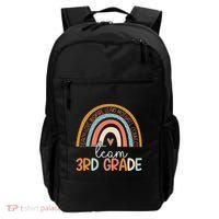 Cute Third Grade Teacher Boho Rainbow Team 3rd Grade Backpack thumb 0