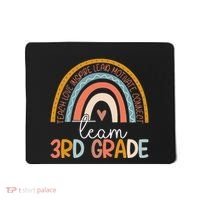 Cute Third Grade Teacher Boho Rainbow Team 3rd Grade Mousepad thumb 0
