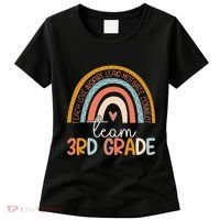 Cute Third Grade Teacher Boho Rainbow Team 3rd Grade Women's T-Shirt thumb 0