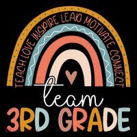 Cute Third Grade Teacher Boho Rainbow Team 3rd Grade Women's T-Shirt thumb 6