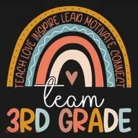 Cute Third Grade Teacher Boho Rainbow Team 3rd Grade Kids Long Sleeve Shirt thumb 2