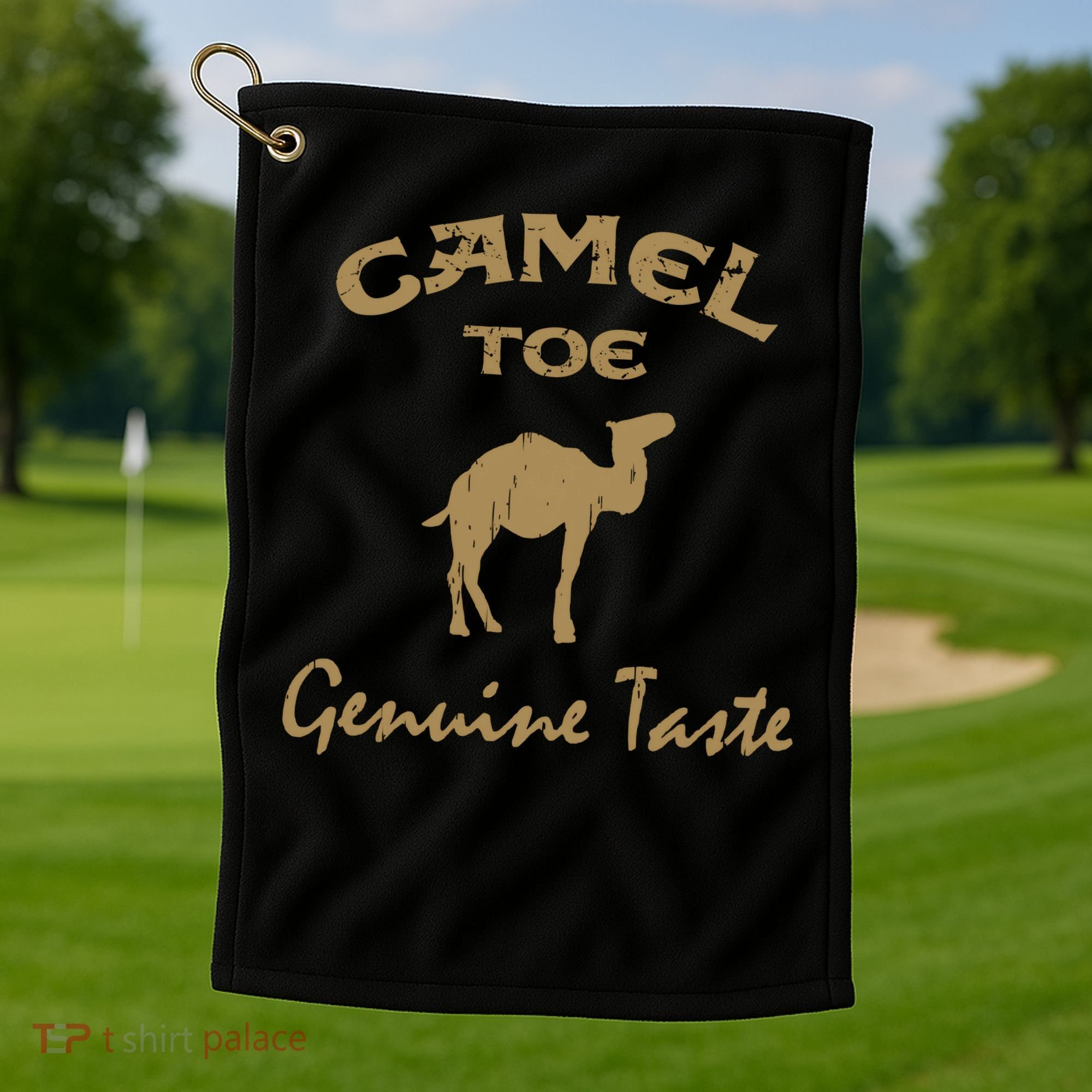 Camel Toe Genuine Taste Golf Towel