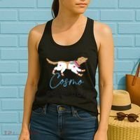 Cosmo The Good Dog Rocket Lylla Floor & Teefs Space Dog Women's Tank Top thumb 2