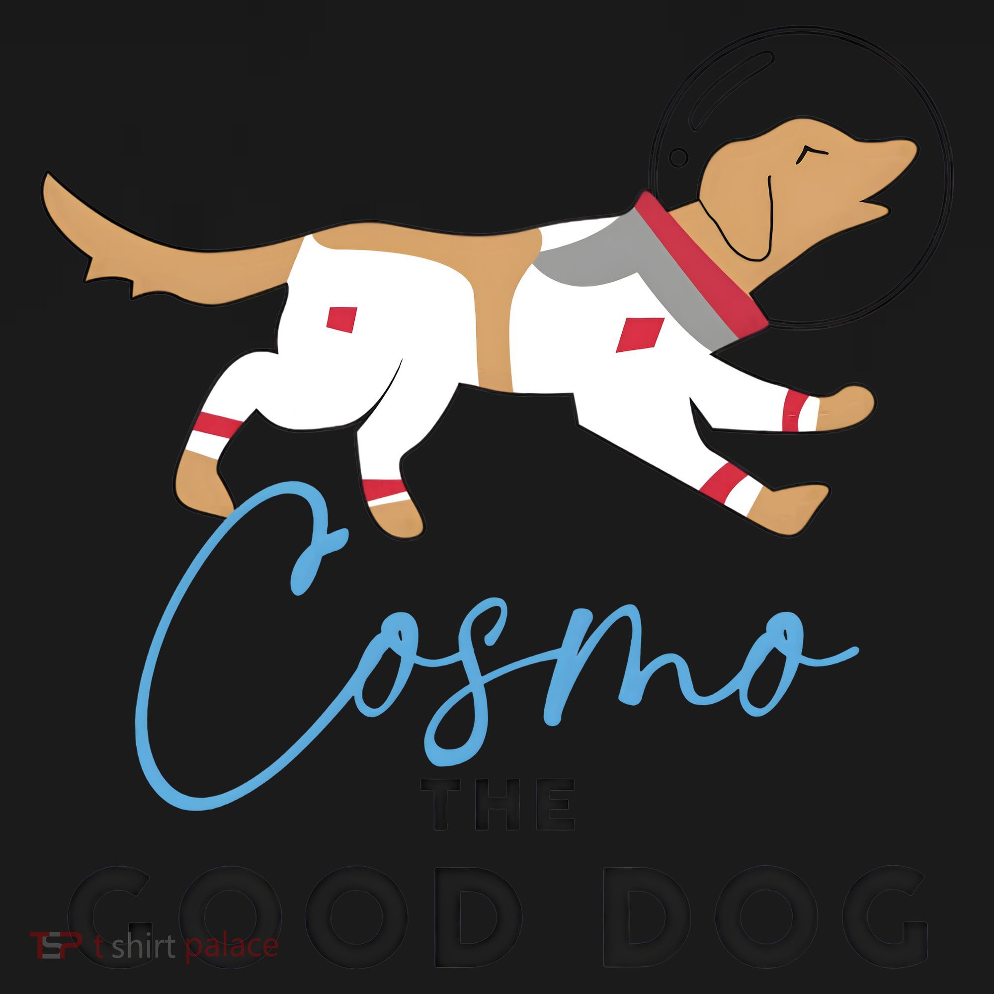 Cosmo The Good Dog Rocket Lylla Floor & Teefs Space Dog Women's Tank Top