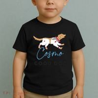 Cosmo The Good Dog Rocket Lylla Floor & Teefs Space Dog Toddler T-Shirt thumb 2