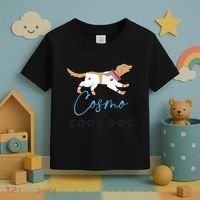Cosmo The Good Dog Rocket Lylla Floor & Teefs Space Dog Toddler T-Shirt thumb 3