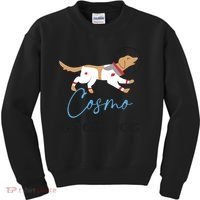 Cosmo The Good Dog Rocket Lylla Floor & Teefs Space Dog Kids Sweatshirt thumb 0