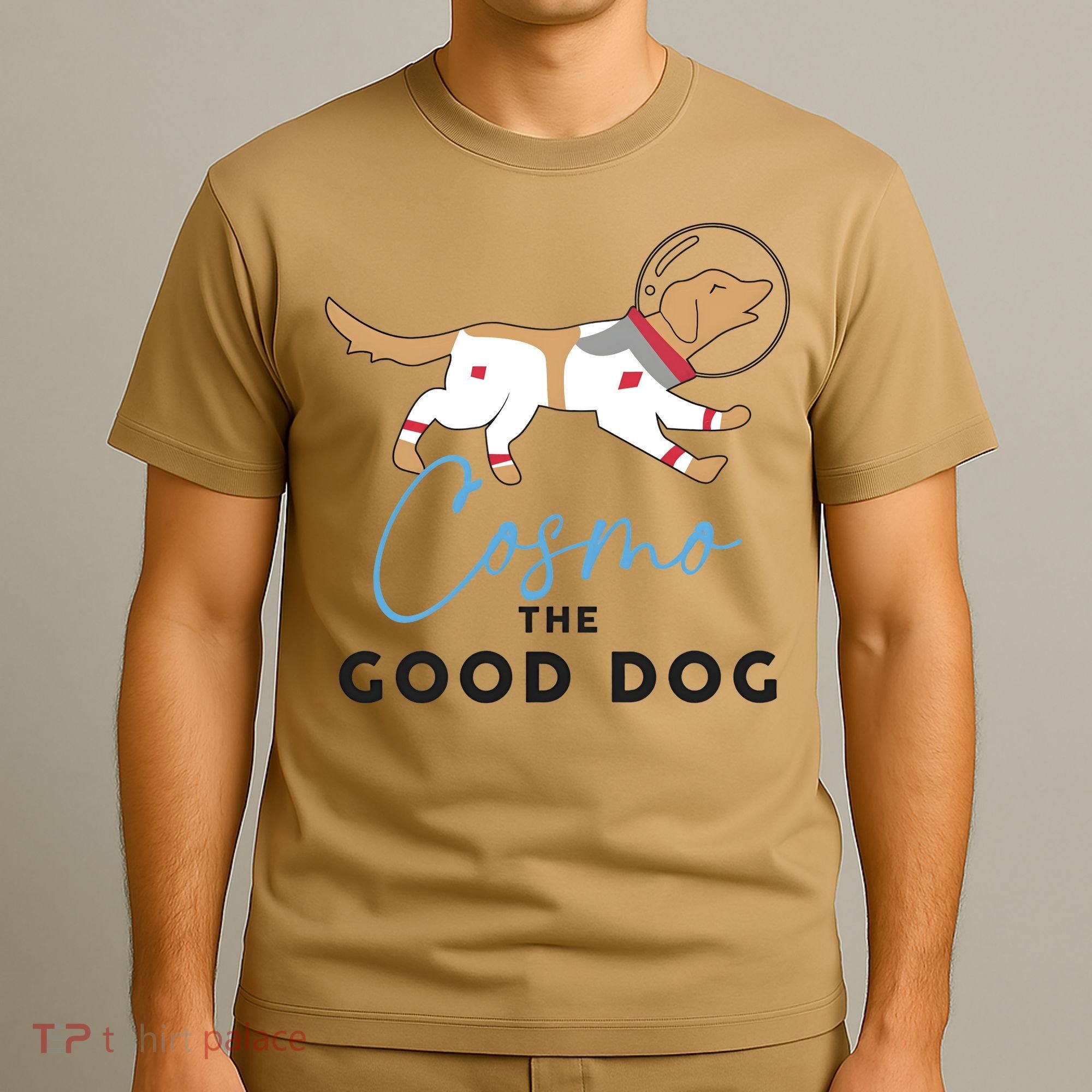 Cosmo The Good Dog Rocket Lylla Floor & Teefs Space Dog T-Shirt