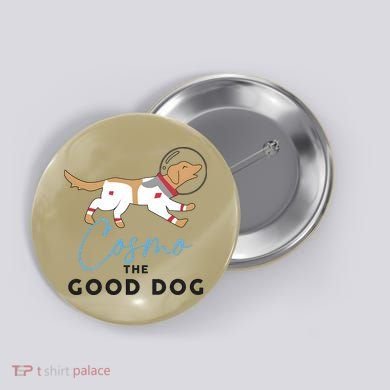 Cosmo The Good Dog Rocket Lylla Floor & Teefs Space Dog Button
