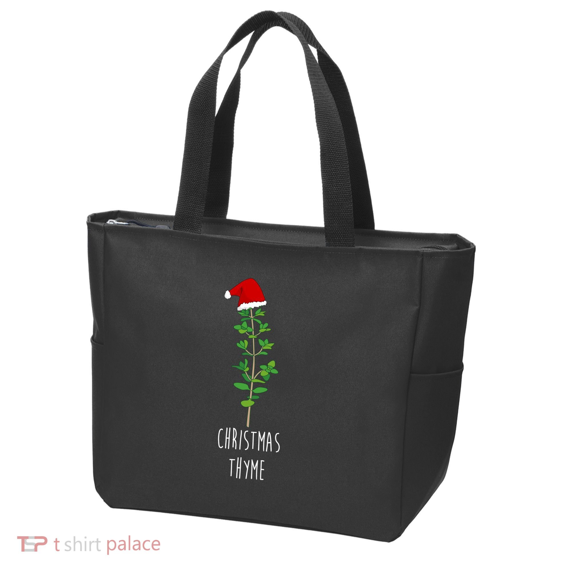 Christmas Thyme Holiday Tote Bag