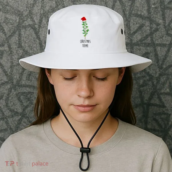 Christmas Thyme Holiday Bucket Hat