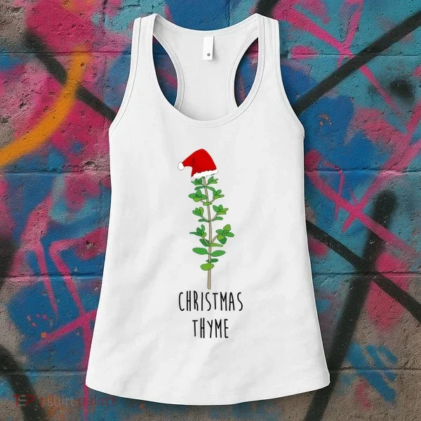 Christmas Thyme Holiday Women's Tank Top